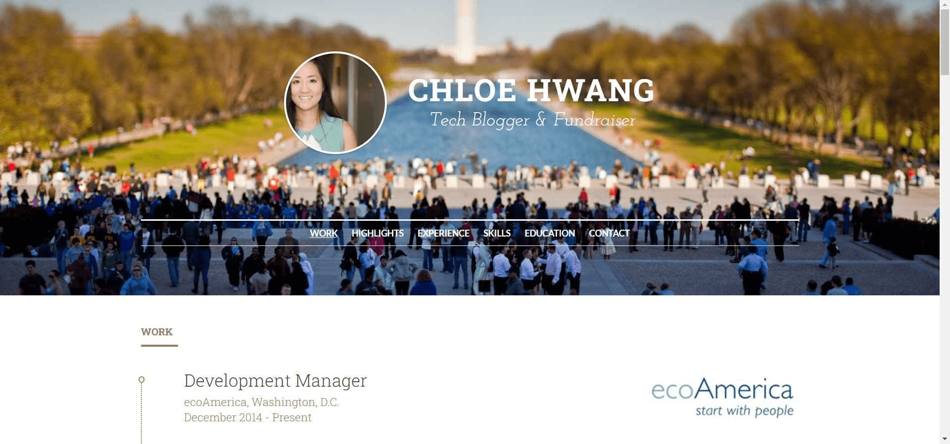 個人網站範例四 個人網站範例四